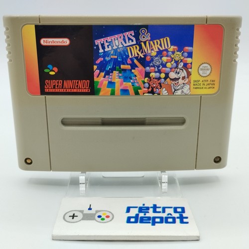 Tetris & Dr Mario / Super Nintendo SNES / PAL / FR / FAH