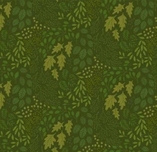 Harvest Minis Green Tonal Leaves Blender Cotton Fabric 5470 by the half yard