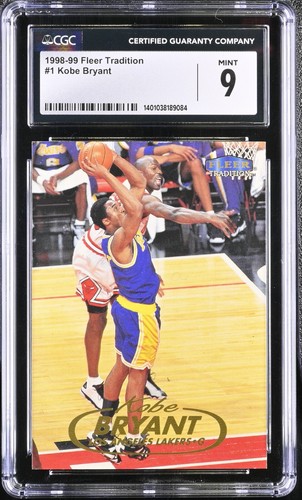 Kobe Bryant vs Michael Jordan 1998 Fleer Tradition #1 + GUTSCHEINE + KOSTENLOSER VERSAND!