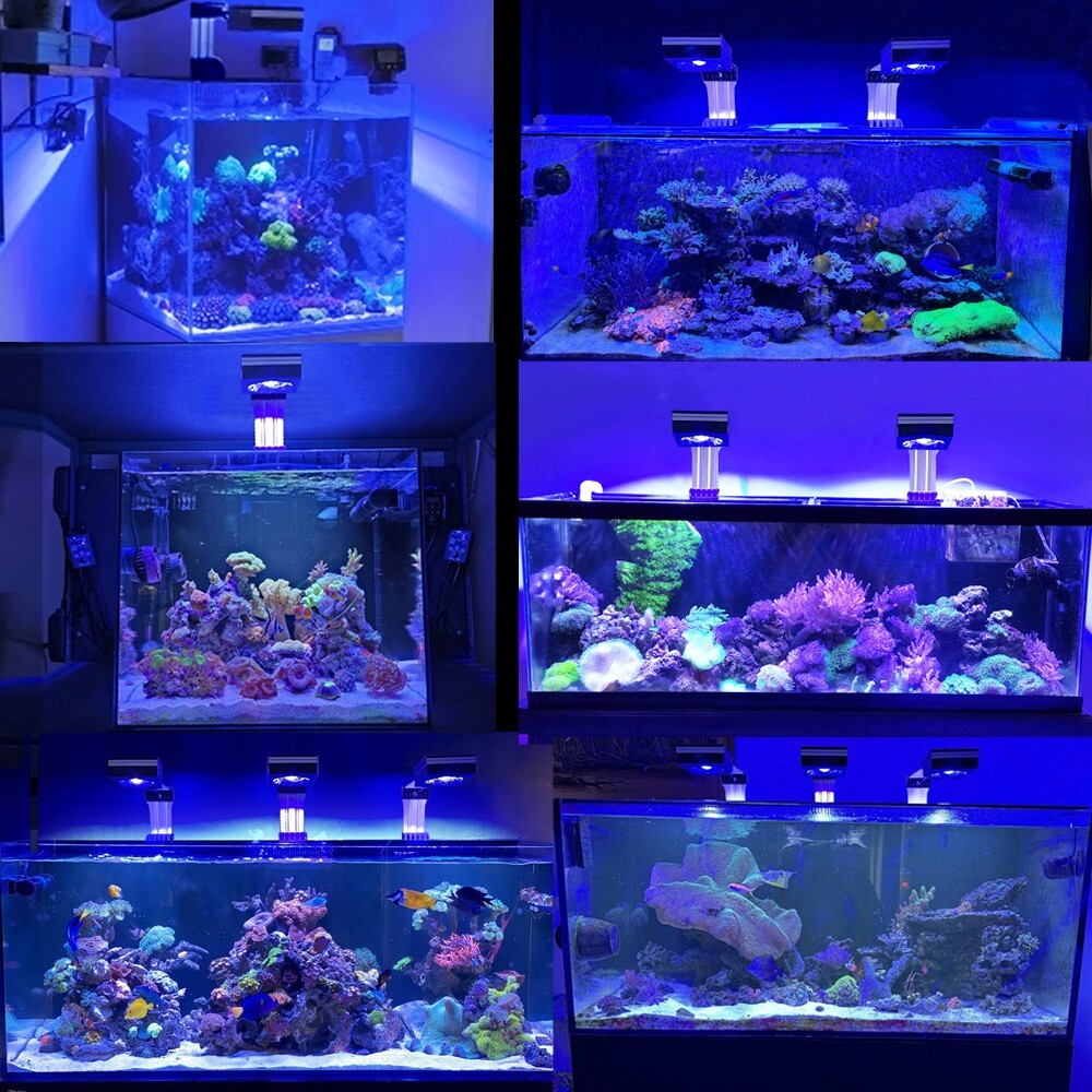 PopBloom RL90 WiFi Led Aquarium Light Full Spectrum Reef Coral