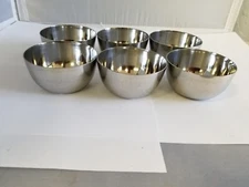 IKM Apple Stainless Steel Serving Vati (Diameter-2.75 inch) set of 6