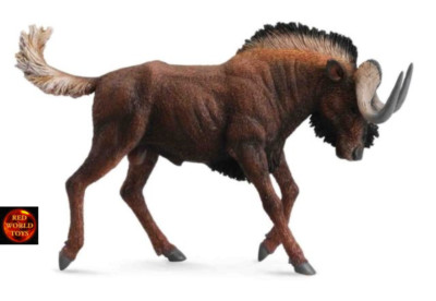 Black Gnus Wildlife Spielzeug Modell Figur 88542 von CollectA Brandneu