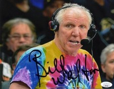 Bill Walton Signed Autograph 8x10 Photo - Legendary Grateful Dead Fan w/ JSA COA