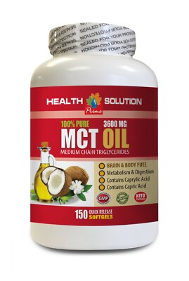immune system health supplement - MCT OIL PURE - mct oil capsules 3000mg 1B