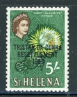 TRISTAN DA CUNHA 66 SG66 MH 1963 5shQEII Resettlement Night Blooming Cereus CV$5