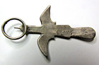 NATIVE AMERICAN SW THUNDERBIRD PENDANT TURQUOISE CORAL PAWN INDIAN SILVER OLD EX — photo 8