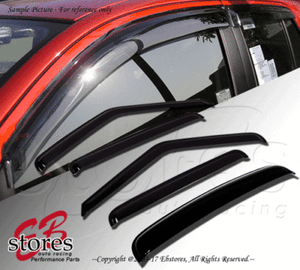 Window Visors Rain Guard 4pcs Out-Channel fit Infiniti EX35 EX37 07-13 2007-2013