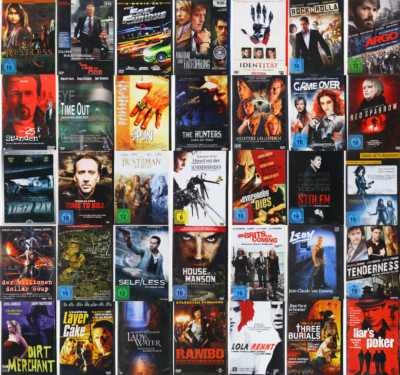 DVD Filme Klassiker Action Thriller Shooter Psycho Sammlung zum Auswählen 3