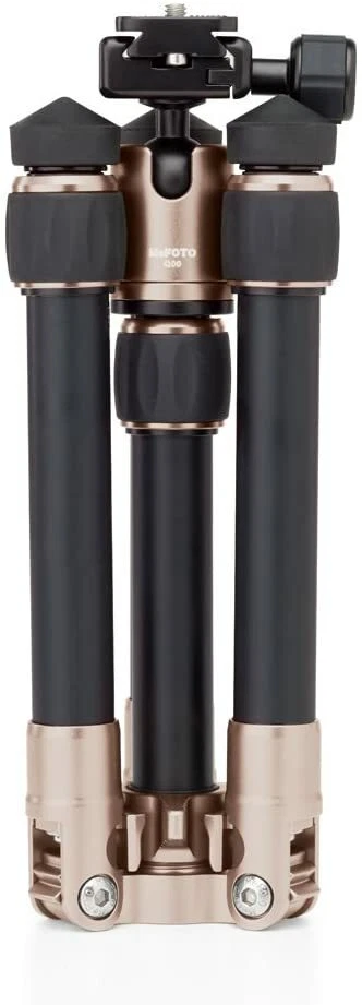 MeFOTO DayTrip Compact Tripod Kit with 2 Section Aluminium Legs - Gold A0320Q00A - Image 2 of 2