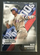 2020 TOPPS BASEBALL CARD DECADE OF DOMINANCE  ALEX RODRIGUEZ FREE S&H D 6 