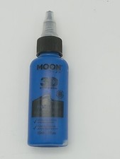 Moon glow 3D neon uv fabric paint, blue, 1 fl oz
