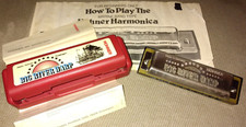 VINTAGE HOHNER BIG RIVER HARP HARMONICA BOX INSTRUCTIONS HOW TO PLAY BOOKLET C