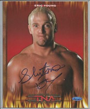 Tristar Authentic TNA Wrestling Signed Photo Eric Young Autograph