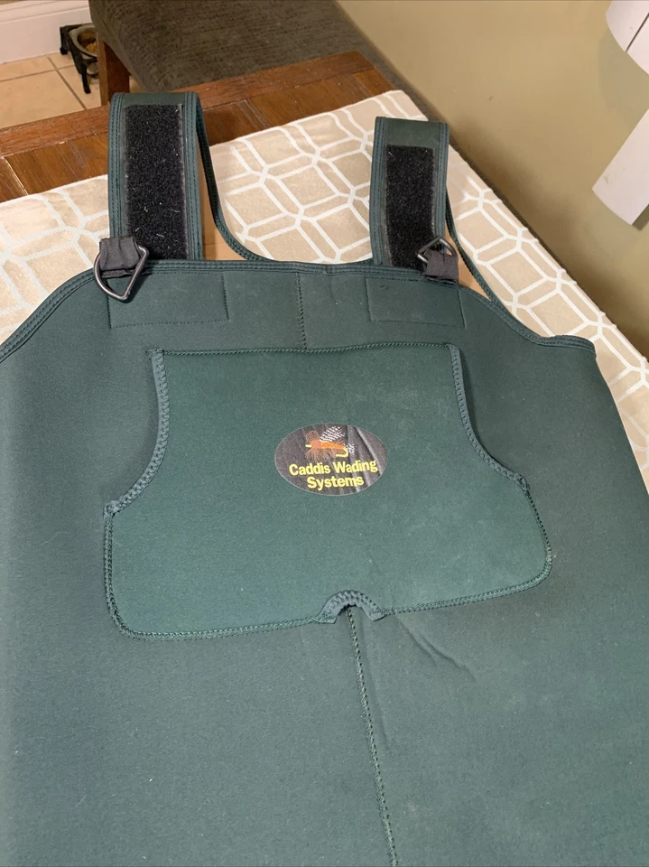 Caddis Wading Systems Green Boot Foot Waders Neoprene Nylon Men's Size US Large - Image 3 of 4