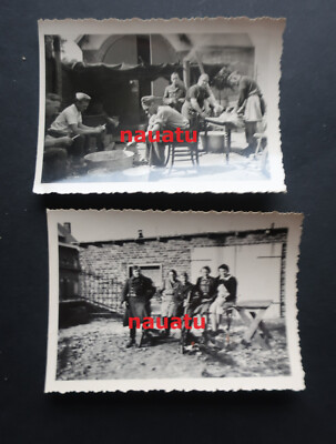 Orig. 2x Foto Organisation OT Arbeiter Arras Frankreich 1941