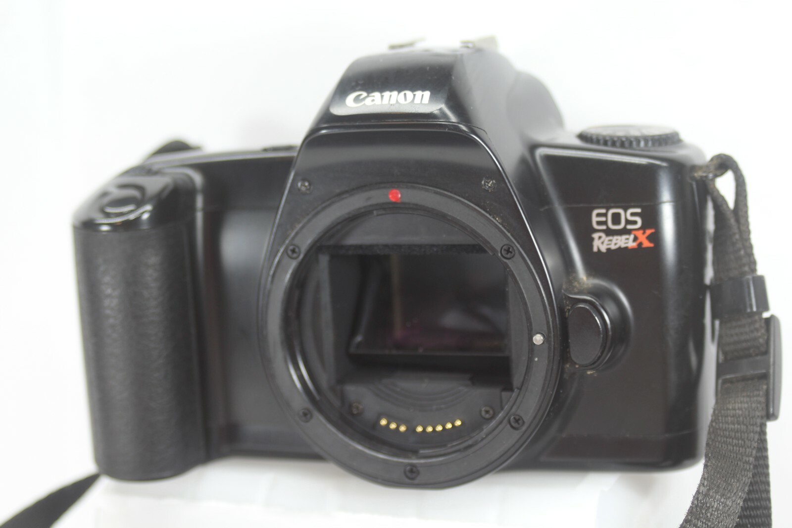 MINT 1yr warranty Canon EOS Rebel X 35mm film Camera Body new batteries