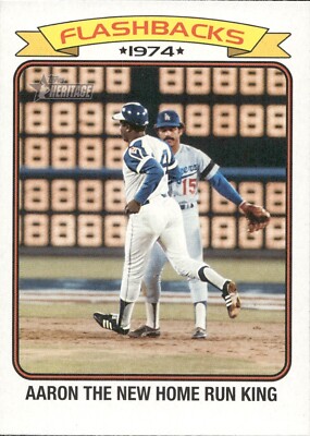 Hank Aaron - Baseball Flashbacks 1974 - 2023 Topps Heritage #BF-2