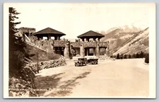 Government Swimming Pool Banff Alberta Canada c1930 Real Photo RPPC