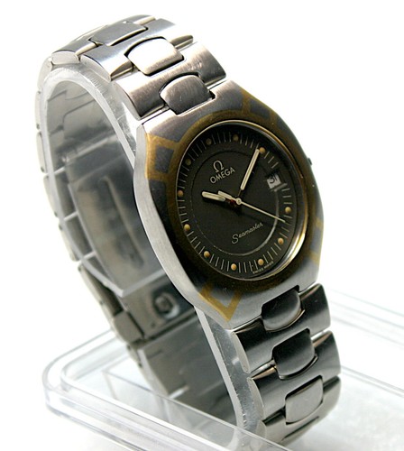 Omega Seamaster Polaris Quarz Stahl/Gold Damenuhr sehr guter Zustand - 第 4/8 張圖片