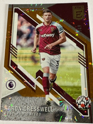 Panini Donruss Elite Premier League 21/22 Firework West Ham Aaron Cresswell /49