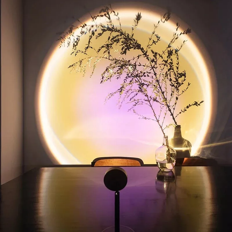 Sunset Lamp Night Lights Room Decor Aesthetic Tiktok Hot Sale Free shipping