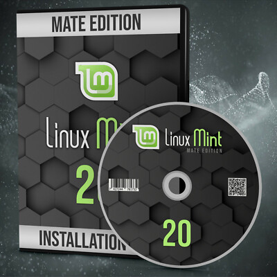 Linux Mint 20.3 MATE Betriebssystem DVD inkl. Anleitung Markenware