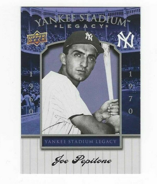 2008 UPPERDECK YANKEES STADIUM LEGACY JOE PEPITONE #42 | eBay