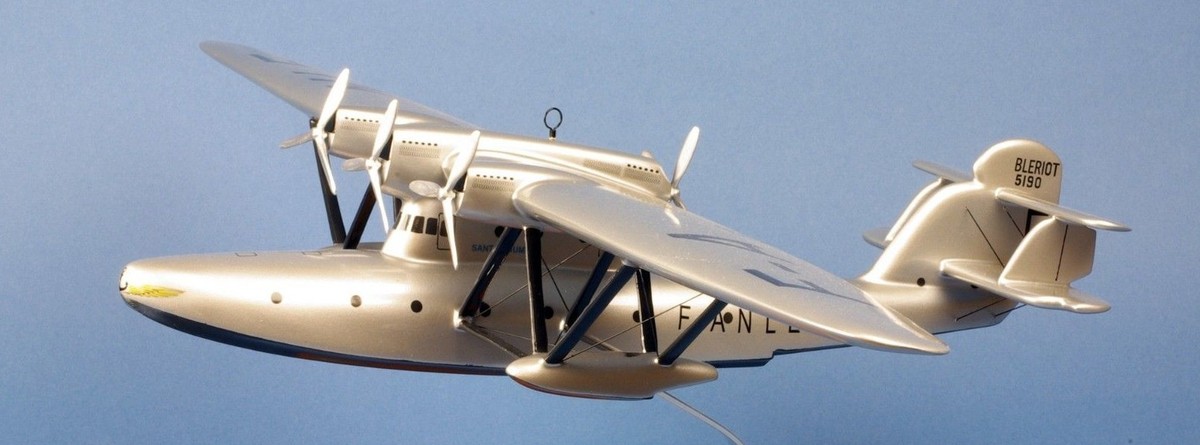 Blériot 5190 Transatlantic Mail Plane Airplane Model Replica Large