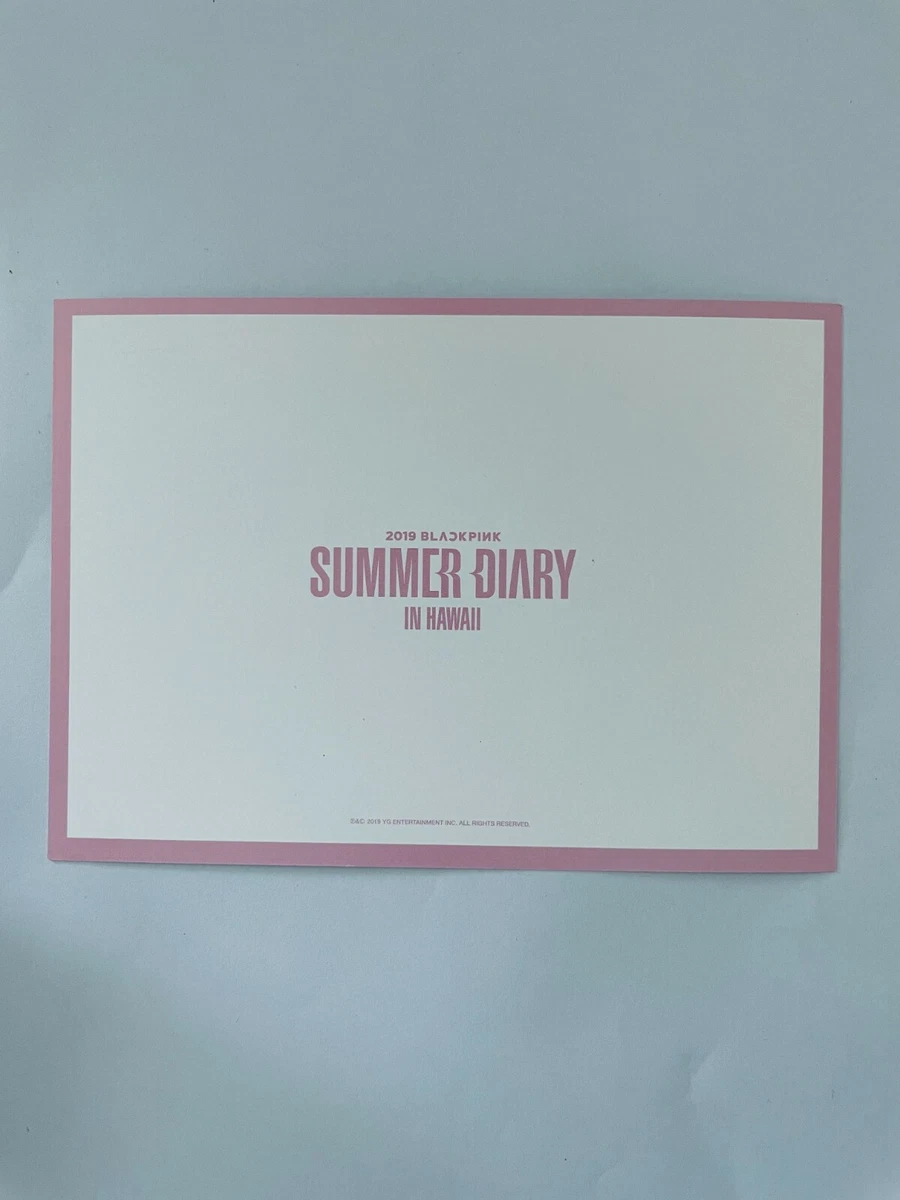 K-POP BLACKPINK 2019 Summer Diary in Hawaii Official LISA Postcard