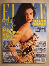 2012 July Elle Magazine Rock Star Selena Gomez Great Newsstand Copy!