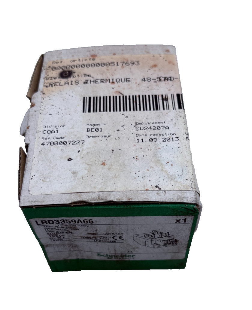 Schneider Electric LRD3359A66 relais thermique 48-65A TeSys Deca x1