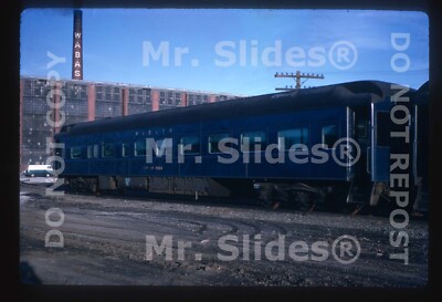 Original Slide WAB WABASH Clean Paint Heavy Weight Lounge 'City of Peru' In 1968