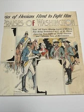 ANTIQUE PAINTING ILLUSTRATION JOSEPH L KRAEMER LISTED FAMOUS WASHINGTON PEOPLE