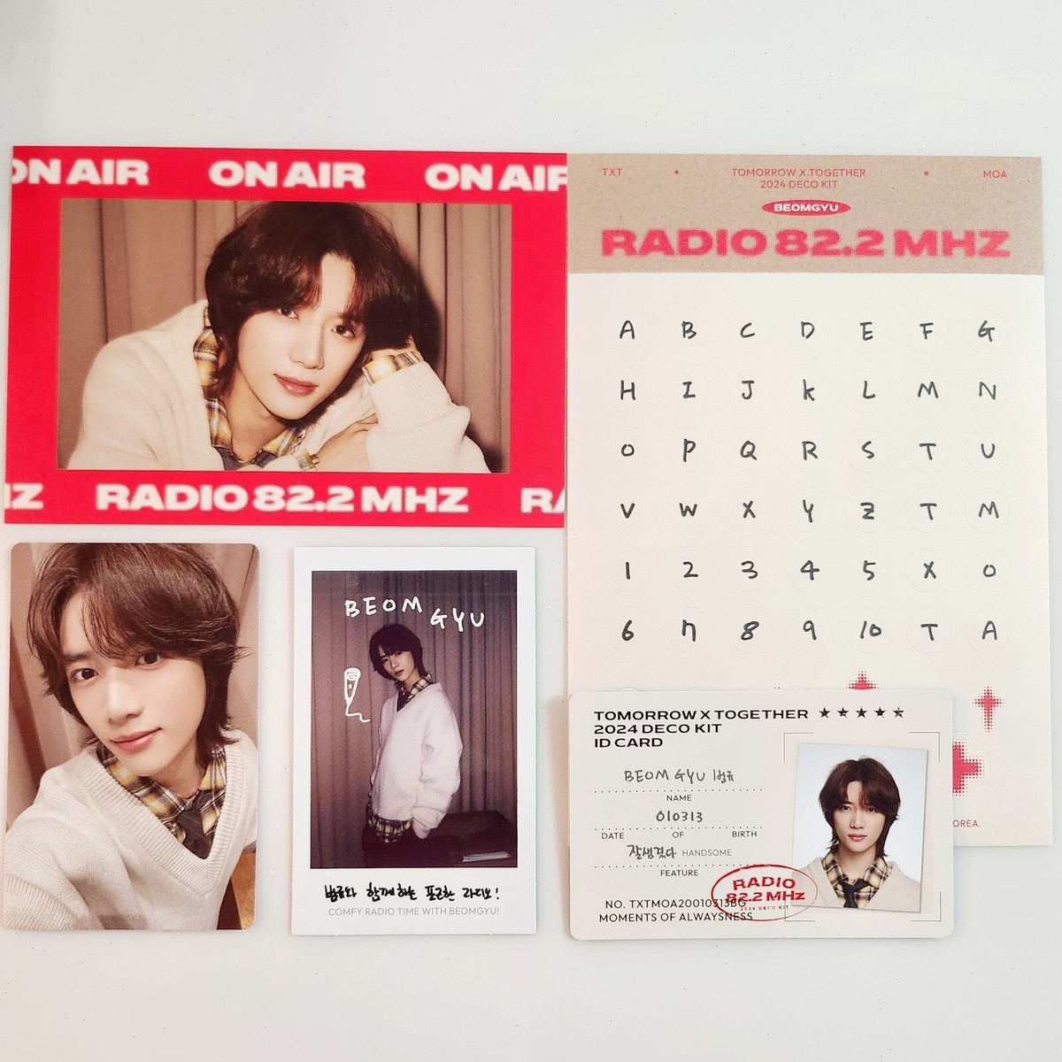 TXT - 2024 DECO KIT POB PHOTOCARD, MEMBER SET (1pc+Instant photo+