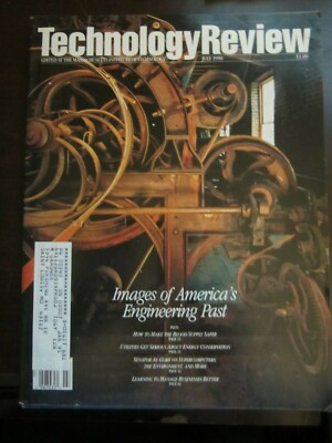 MIT Technology Review Magazine July 1990 Images of Engineering Past RS