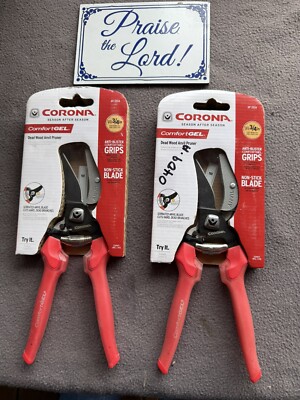 2- Corona Comfort GEL Anvil Pruner, Shock Guard, 3/4'' AP 3334