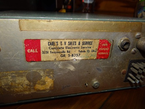 Scanner ricetrasmettitore CB 23 stato solido modello Squires-Sanders 1965 vintage + - Foto 5 di 8