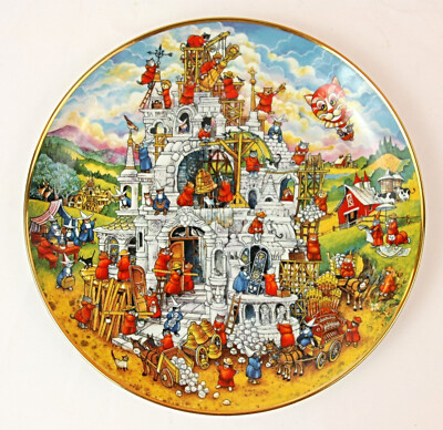 Bill Bell Sense of Purpose Franklin Mint Cats Limited Ed Decorative Plate Dish