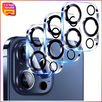 Kamera Schutzglas 3 StüCk Kratzfest 9H HäRte Hd-Klar FüR Iphone 15 Pro Max