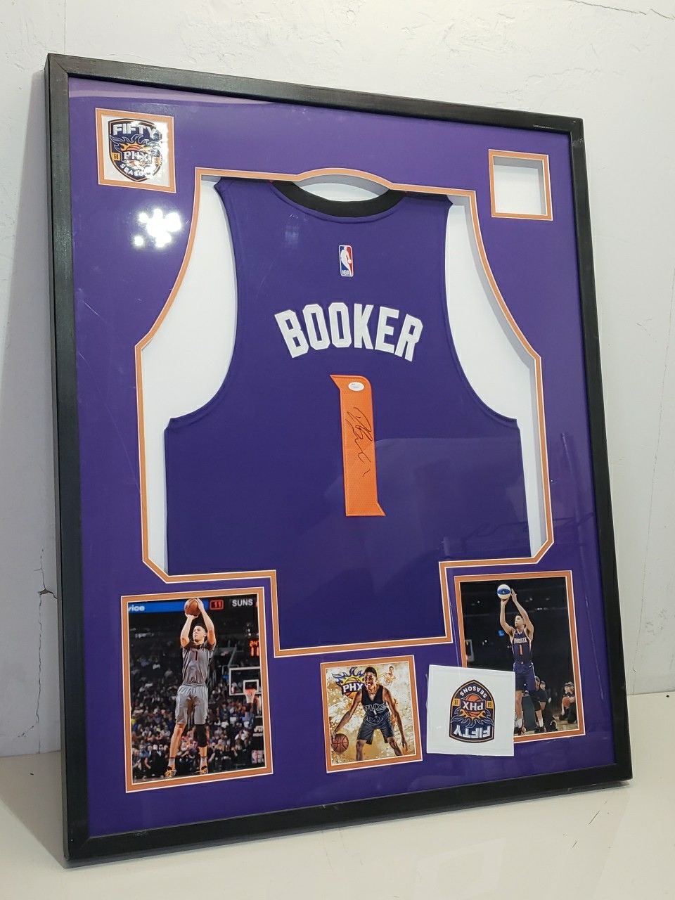 Devin Booker Autographed Signed Phoenix Suns WITHOUT FRAME Swingman Jersey JSA 