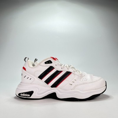 Adidas Strutter White Black Casual Chunky Dad Sneakers Shoes EG5140 Men's Sz 7.5
