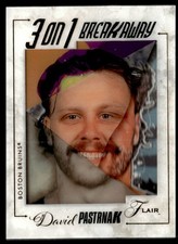 2025-26 UD Flair 3 on 1 Breakaway SSP David Pastrnak #BW-1