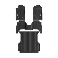 Floor Mats  Truck Bed Mat for 2024 2025 Ranger , 1st 2nd Row and a 5ft Sh...