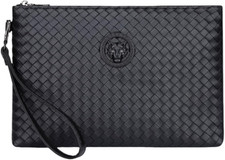 Mens Clutch Bag Man Purse Handbag 9.5-11 Inches Large Hand Bag Big Clutch Wallet