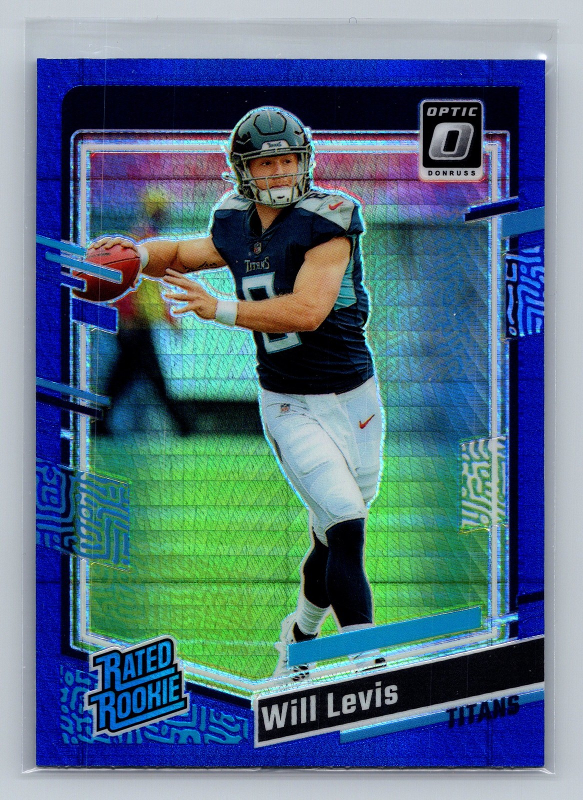 2023 Donruss Optic #298 Will Levis Blue Hyper