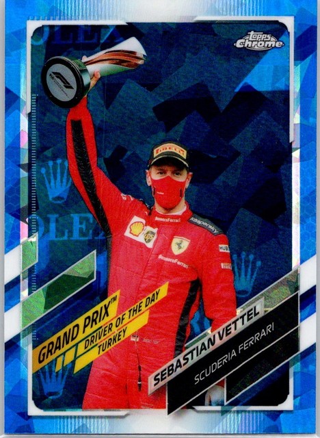 2021 Topps Chrome Sapphire Edition Formula 1 #158 Sebastian Vettel
