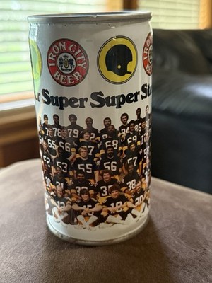 Vintage 1980 Pittsburgh Steelers Team of the Decade Iron City Beer Can NFL