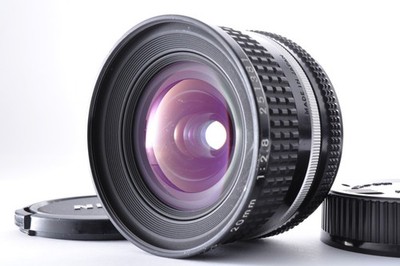 NIKON Ai-S NIKKOR 20mm f/2.8 MF Wide Angle Lens w/Caps [ Near Mint