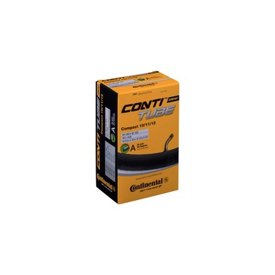 Continental Compact Tube Schrader 34Mm Valve 45 Degree Black 10/11/12''