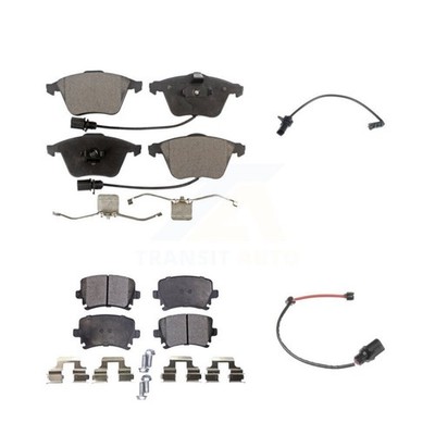 Positive Plus KPW-100169 Brake Pad Sets 4-Wheel Set Front & Rear for Audi A6 11